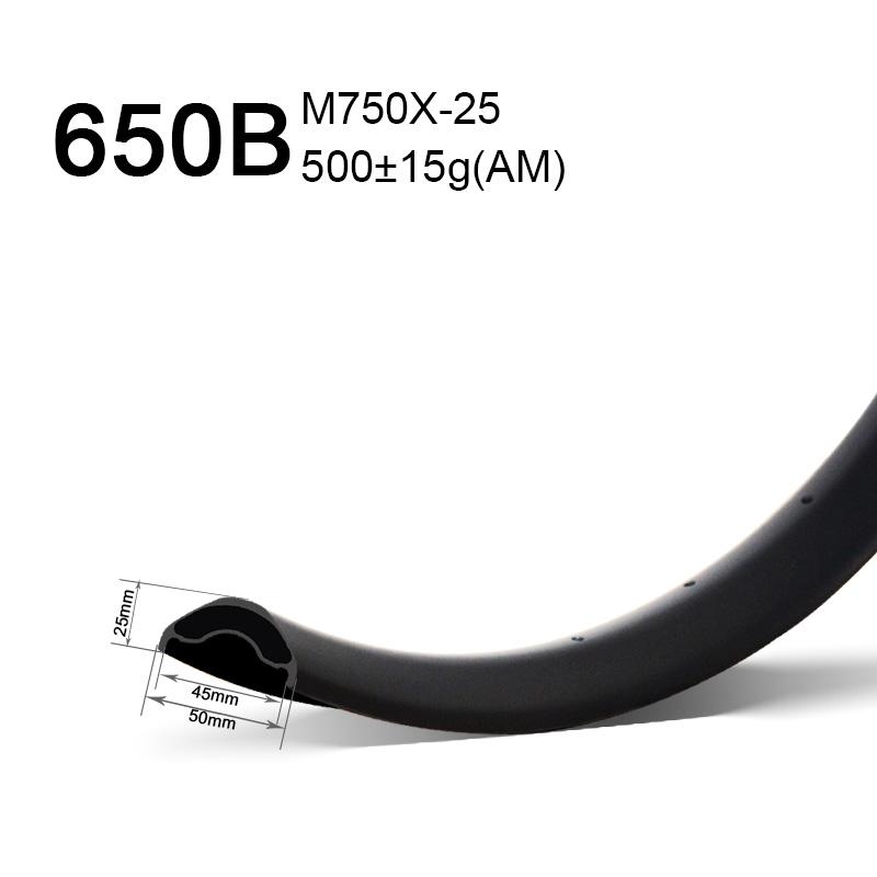 650b 50mm wide am rims