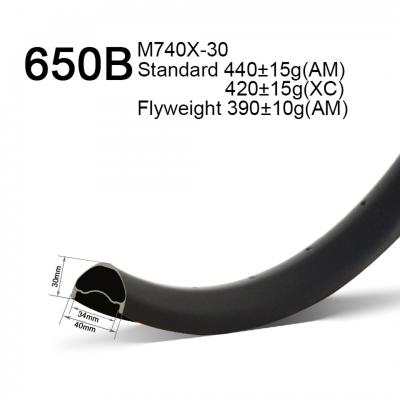 27.5er 40mm wide mtb rims