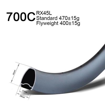 700c 45mm deep tubeless rims