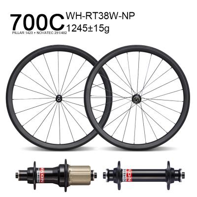 23mm wide 38mm deep road wheels